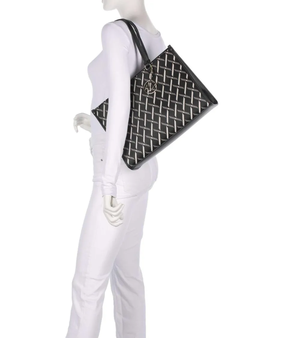 Armani Exchange Tote Bags-Gynger Logo Tote bag imitation leather