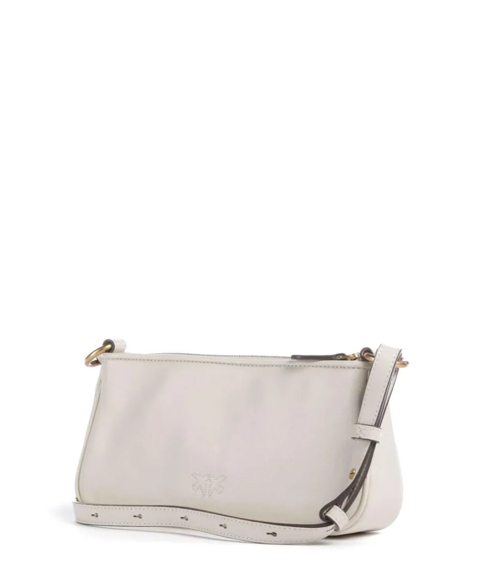 Pinko Crossbody Bags-Half Moon Mini Crossbody bag softly grained calfskin