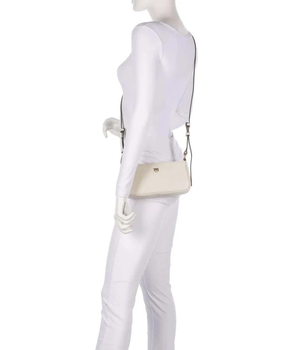 Pinko Crossbody Bags-Half Moon Mini Crossbody bag softly grained calfskin