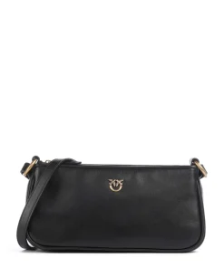 Pinko Crossbody Bags-Half Moon Mini Crossbody bag softly grained calfskin