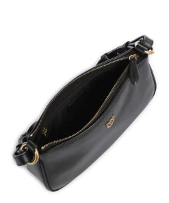 Pinko Crossbody Bags-Half Moon Mini Crossbody bag softly grained calfskin