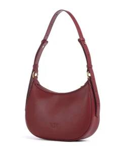 Pinko Shoulder Bags-Half Moon Mini Shoulder bag fine grain cow leather
