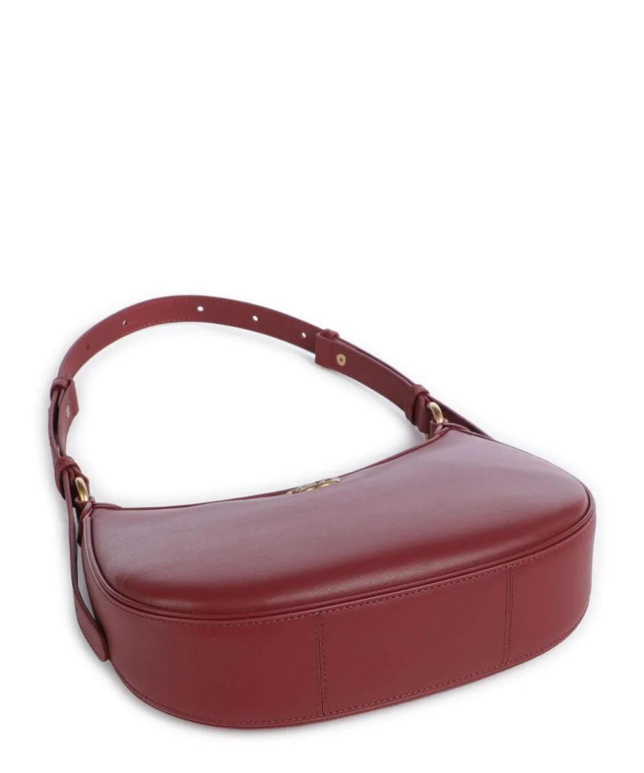 Pinko Shoulder Bags-Half Moon Mini Shoulder bag fine grain cow leather