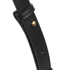 Pinko Shoulder Bags-Half Moon Mini Shoulder bag fine grain cow leather