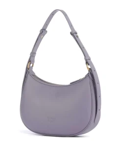Pinko Shoulder Bags-Half Moon Mini Shoulder bag fine grain cow leather
