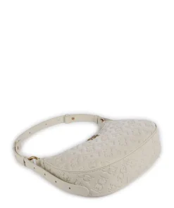 Pinko Shoulder Bags-Half Moon Mini Shoulder bag embossed calfskin