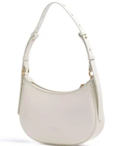Pinko Shoulder Bags-Half Moon Mini Shoulder bag fine grain cow leather