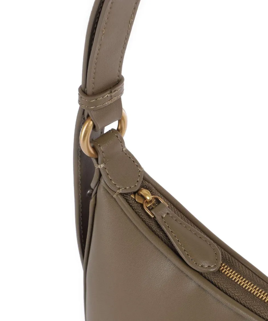Pinko Shoulder Bags-Half Moon Mini Shoulder bag fine grain cow leather