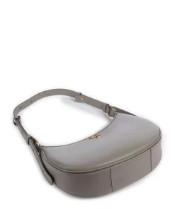 Pinko Shoulder Bags-Half Moon Mini Shoulder bag fine grain cow leather