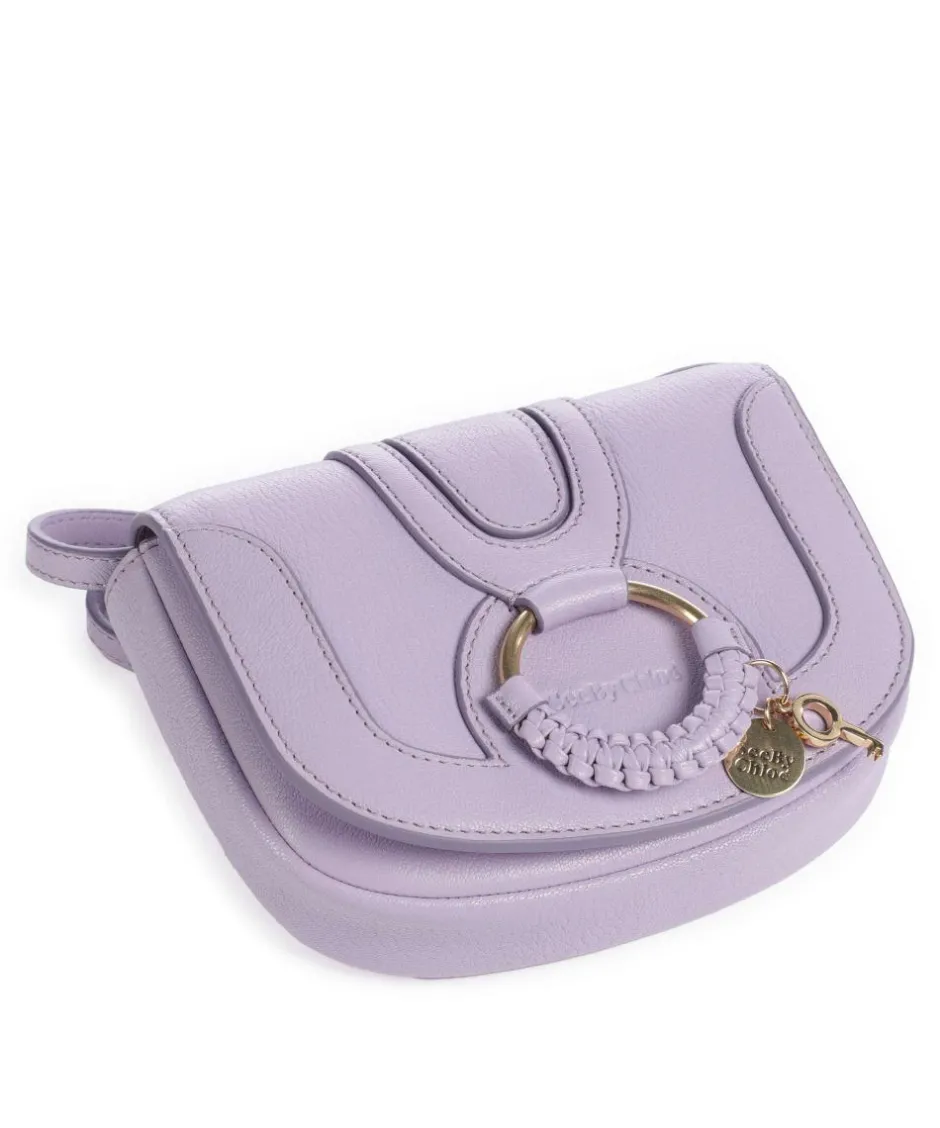 See by Chloé Crossbody Bags-Hana Mini Crossbody bag grained goatskin leather
