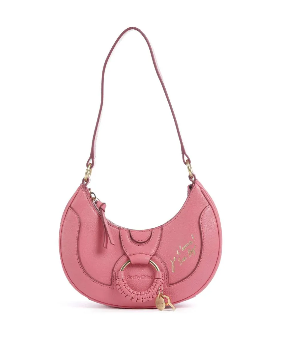 See by Chloé Shoulder Bags-Hana Shoulder bag grained goatskin leather