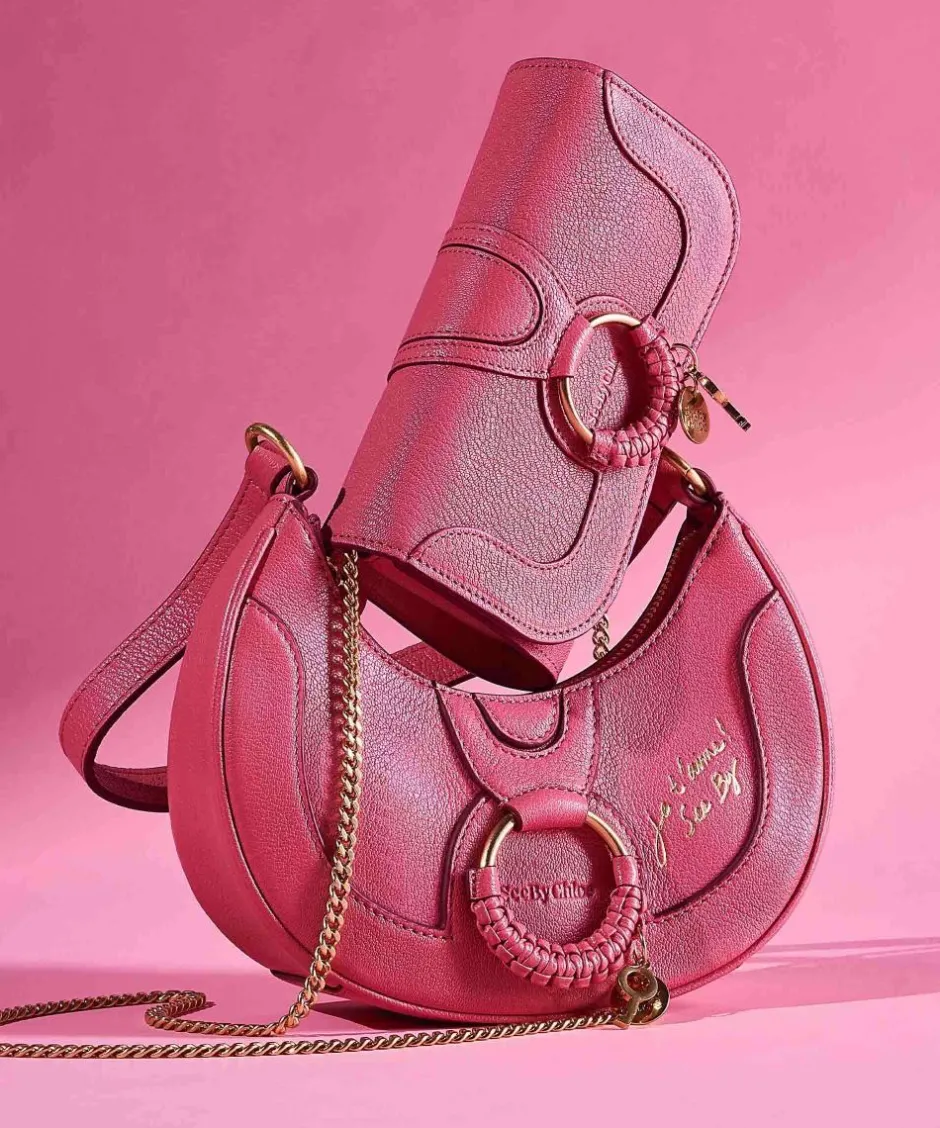 See by Chloé Shoulder Bags-Hana Shoulder bag grained goatskin leather