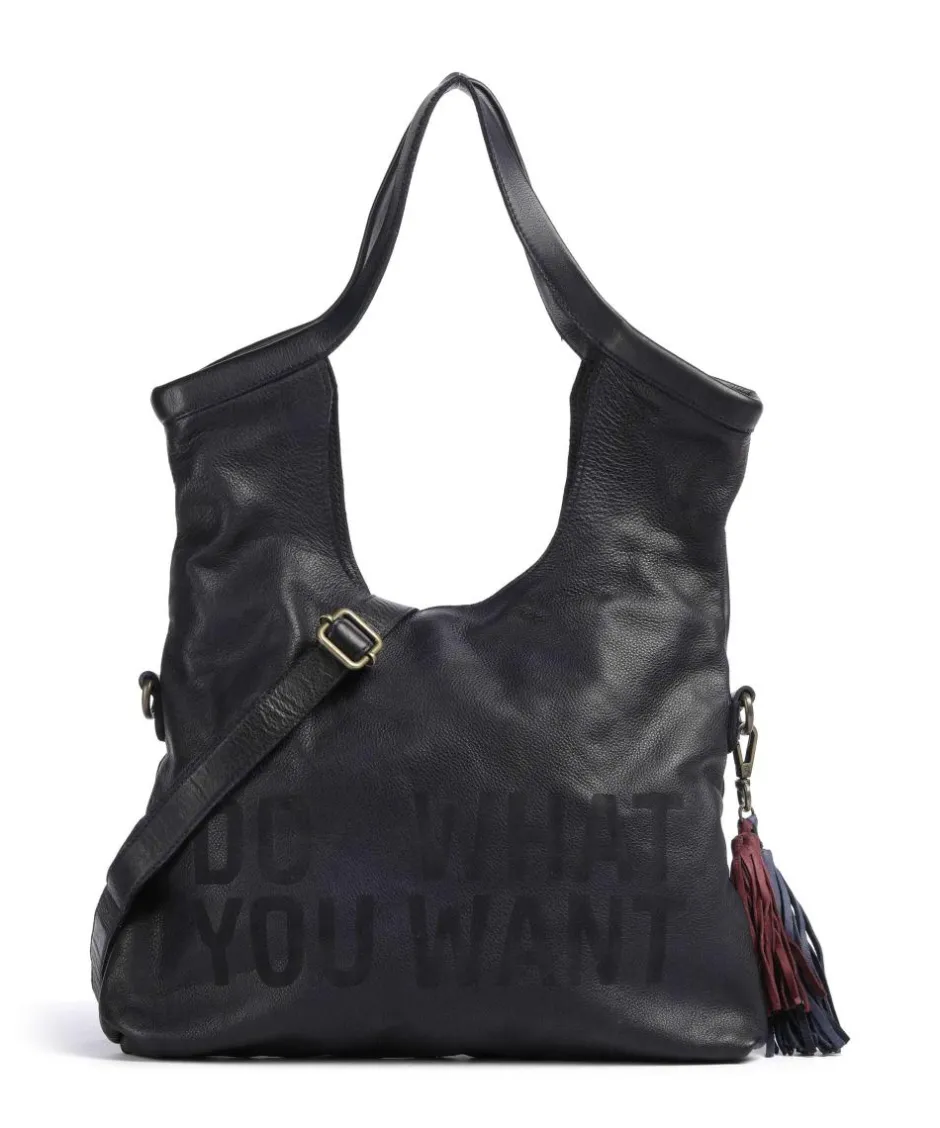 Taschendieb Wien Shoulder Bags|Hobo Bags-Hanfgasse 3 Hobo bag grained cow leather