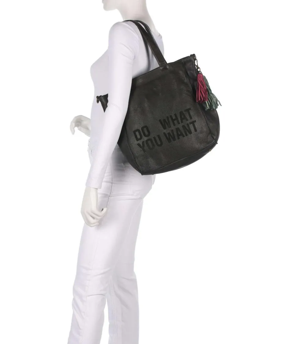 Taschendieb Wien Shoulder Bags|Hobo Bags-Hanfgasse 2 Hobo bag grained cow leather
