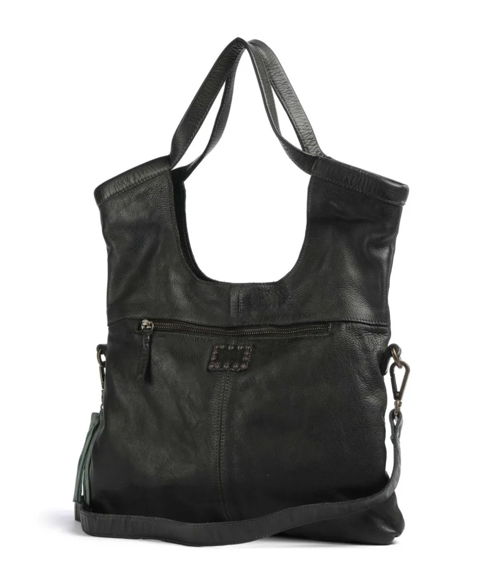 Taschendieb Wien Hobo Bags-Hanfgasse 3 Hobo bag grained cow leather