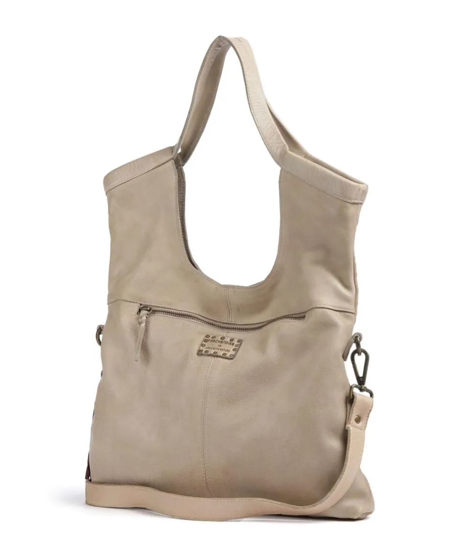 Taschendieb Wien Shoulder Bags|Hobo Bags-Hanfgasse 3 Hobo bag grained cow leather