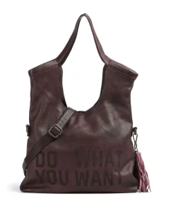 Taschendieb Wien Shoulder Bags|Hobo Bags-Hanfgasse 3 Hobo bag grained cow leather