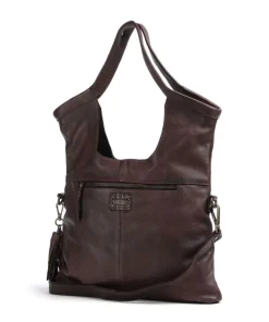 Taschendieb Wien Shoulder Bags|Hobo Bags-Hanfgasse 3 Hobo bag grained cow leather