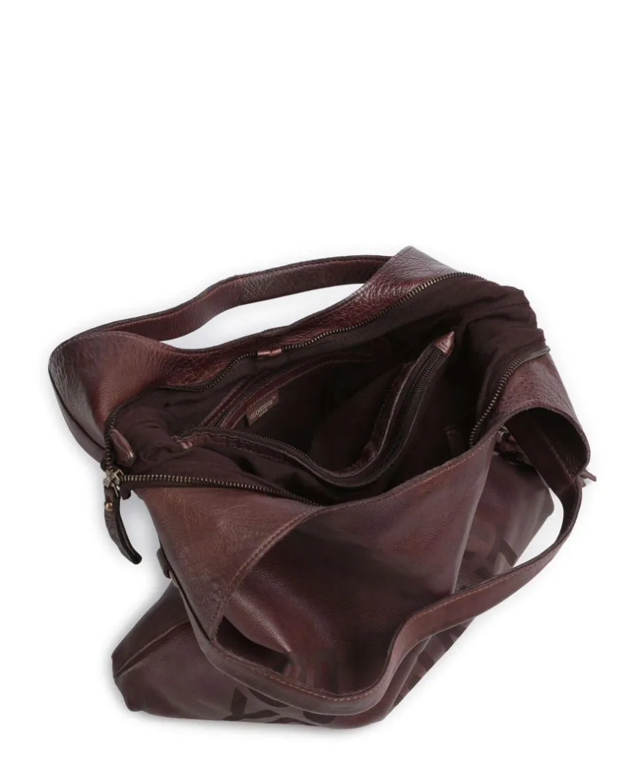 Taschendieb Wien Shoulder Bags|Hobo Bags-Hanfgasse 3 Hobo bag grained cow leather