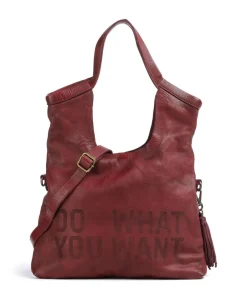 Taschendieb Wien Shoulder Bags|Hobo Bags-Hanfgasse 3 Hobo bag grained cow leather