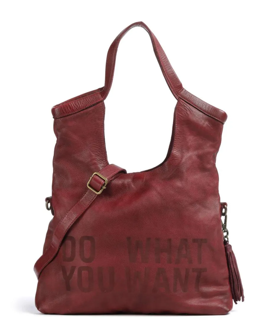 Taschendieb Wien Shoulder Bags|Hobo Bags-Hanfgasse 3 Hobo bag grained cow leather
