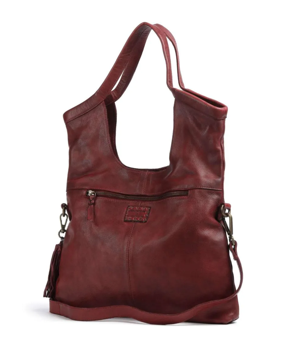 Taschendieb Wien Shoulder Bags|Hobo Bags-Hanfgasse 3 Hobo bag grained cow leather