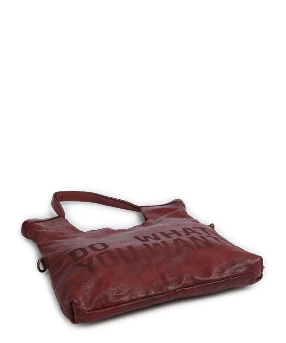 Taschendieb Wien Shoulder Bags|Hobo Bags-Hanfgasse 3 Hobo bag grained cow leather
