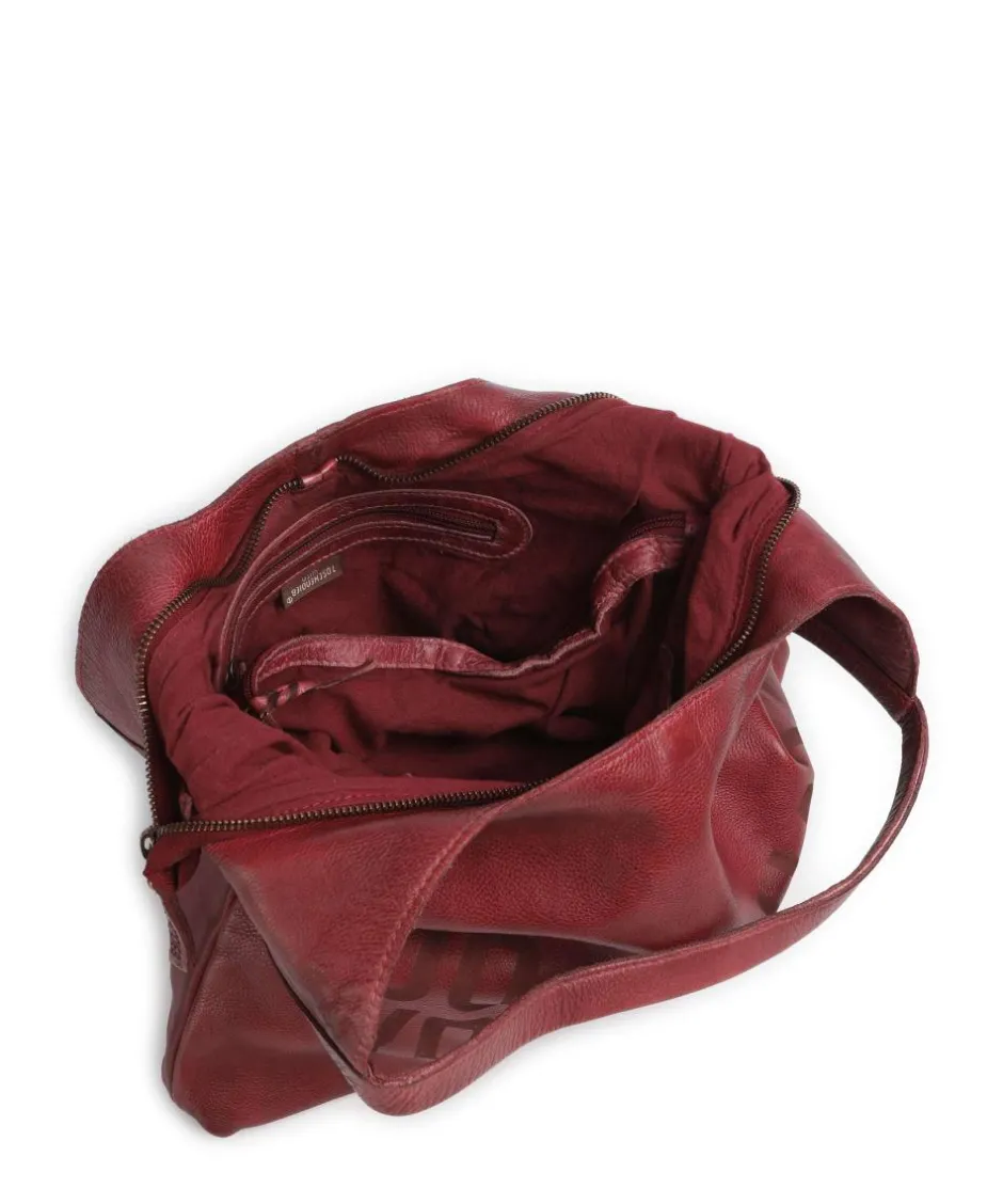 Taschendieb Wien Shoulder Bags|Hobo Bags-Hanfgasse 3 Hobo bag grained cow leather