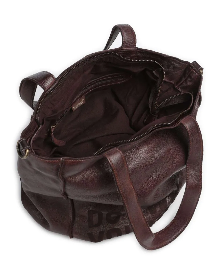 Taschendieb Wien Shoulder Bags|Hobo Bags-Hanfgasse 2 Hobo bag grained cow leather
