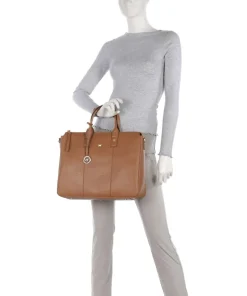 Braun Büffel Business- & Laptop Bags-Hanna Briefcase 14″ grained cow leather