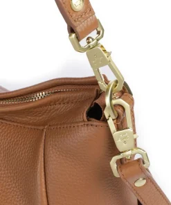 Braun Büffel Shoulder Bags|Hobo Bags-Hanna Hobo bag grained cow leather