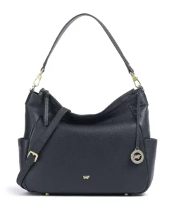 Braun Büffel Shoulder Bags|Hobo Bags-Hanna Hobo bag grained cow leather