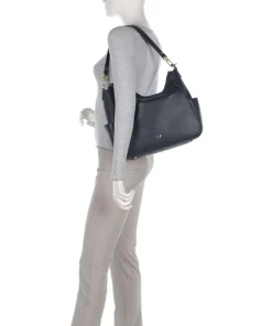 Braun Büffel Shoulder Bags|Hobo Bags-Hanna Hobo bag grained cow leather