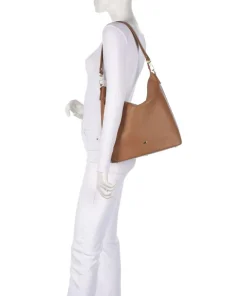 Braun Büffel Shoulder Bags|Hobo Bags-Hanna Hobo bag grained cow leather