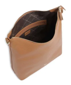 Braun Büffel Shoulder Bags|Hobo Bags-Hanna Hobo bag grained cow leather
