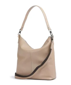 Braun Büffel Shoulder Bags|Hobo Bags-Hanna Hobo bag grained cow leather