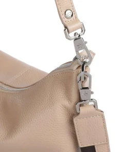 Braun Büffel Shoulder Bags|Hobo Bags-Hanna Hobo bag grained cow leather