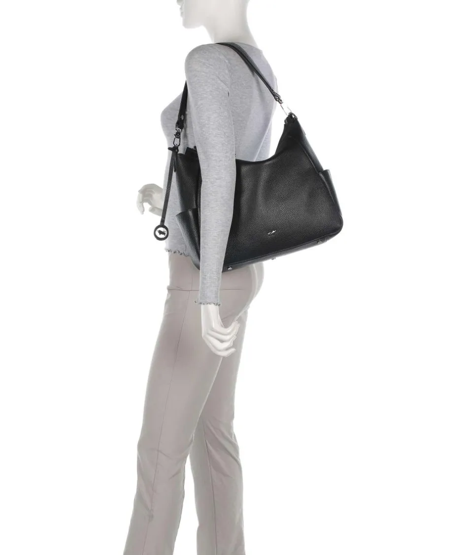 Braun Büffel Shoulder Bags|Hobo Bags-Hanna Hobo bag grained cow leather