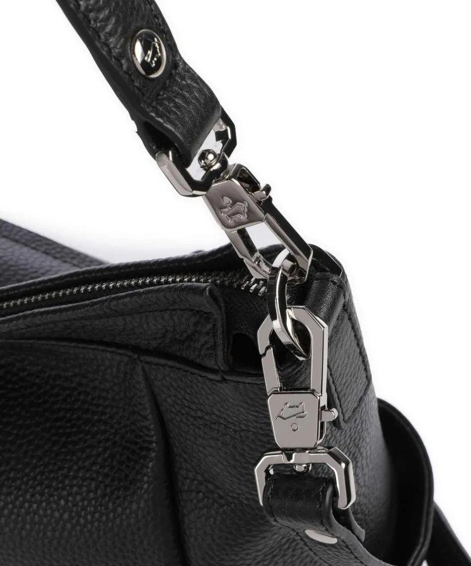 Braun Büffel Shoulder Bags|Hobo Bags-Hanna Hobo bag grained cow leather