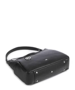 Braun Büffel Shoulder Bags|Hobo Bags-Hanna Hobo bag grained cow leather