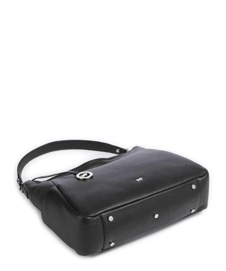 Braun Büffel Shoulder Bags|Hobo Bags-Hanna Hobo bag grained cow leather