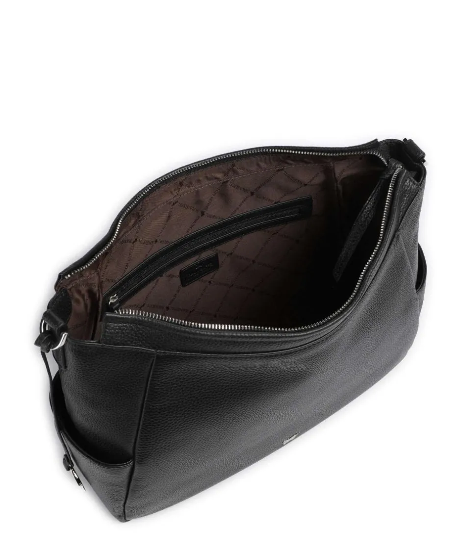 Braun Büffel Shoulder Bags|Hobo Bags-Hanna Hobo bag grained cow leather