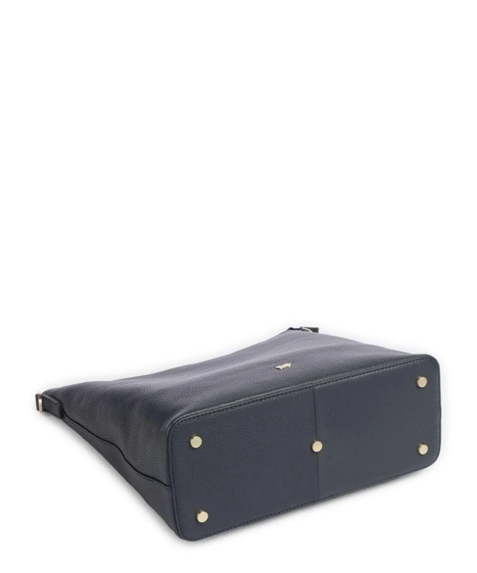 Braun Büffel Shoulder Bags|Hobo Bags-Hanna Hobo bag grained cow leather
