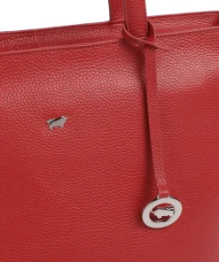 Braun Büffel Tote Bags-Hanna Tote bag grained cow leather
