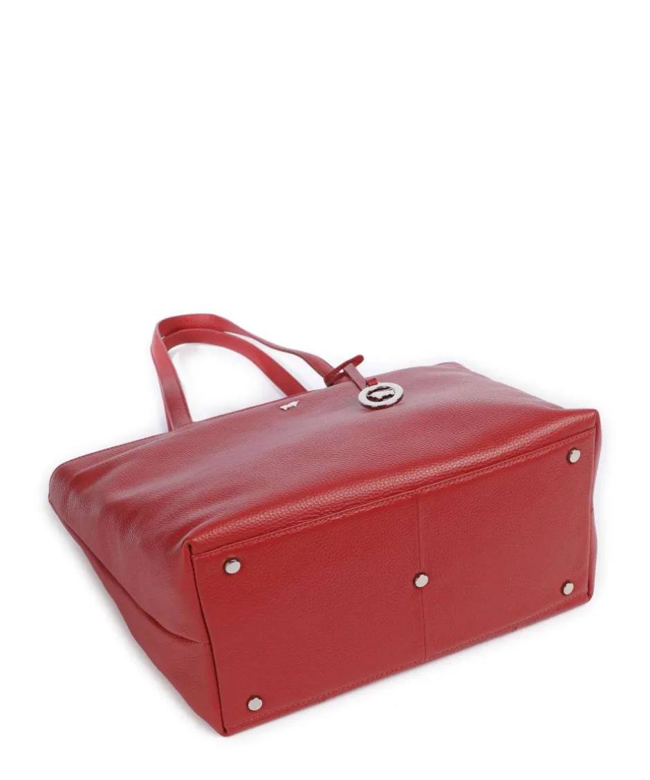 Braun Büffel Tote Bags-Hanna Tote bag grained cow leather