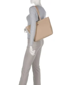 Braun Büffel Tote Bags-Hanna Tote bag grained leather