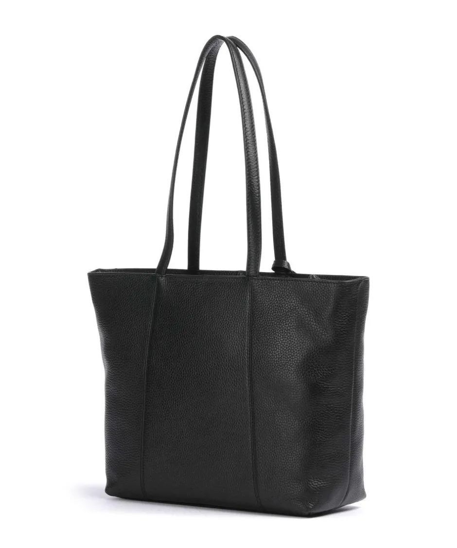 Braun Büffel Tote Bags-Hanna Tote bag grained leather