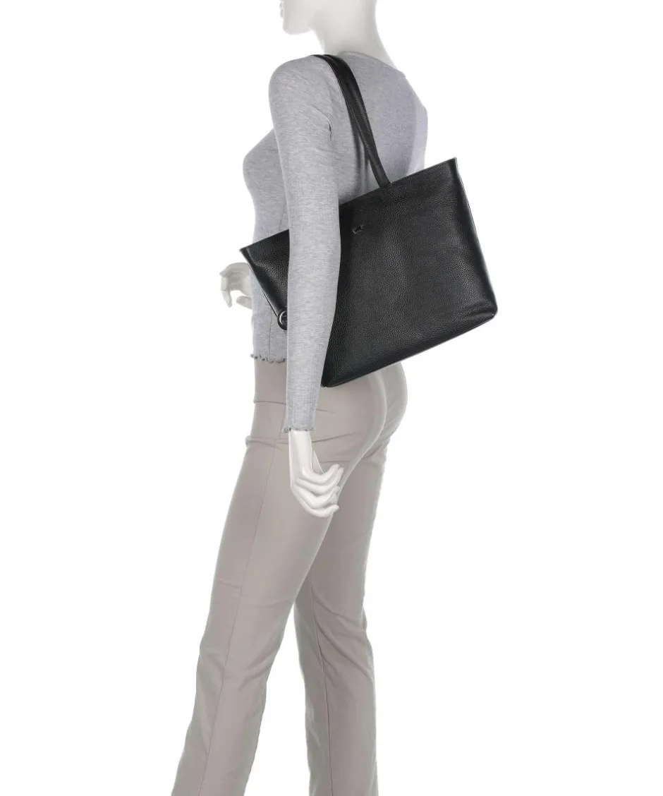Braun Büffel Tote Bags-Hanna Tote bag grained leather