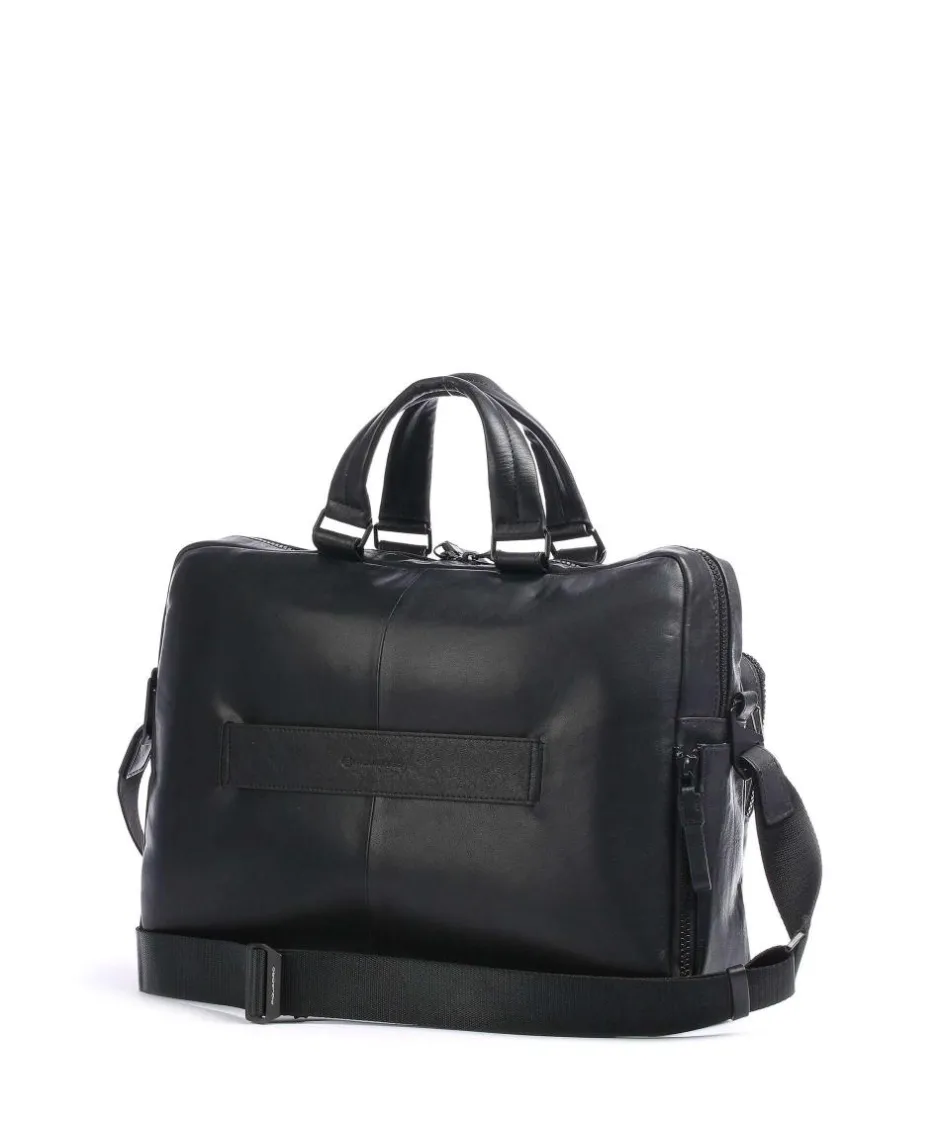 Piquadro Business- & Laptop Bags-Harper Briefcase 16″ fine grain leather