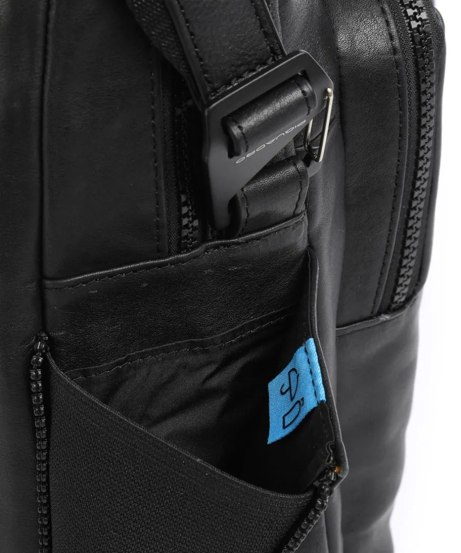 Piquadro Business- & Laptop Bags-Harper Briefcase 16″ fine grain leather